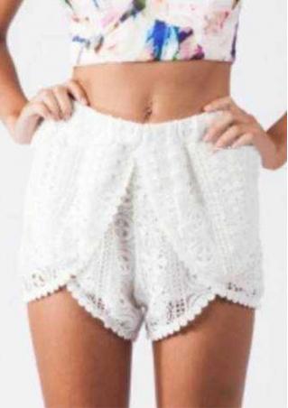 Lace Flower Shorts