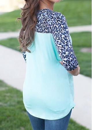 Leopard Printed Casual Blouse