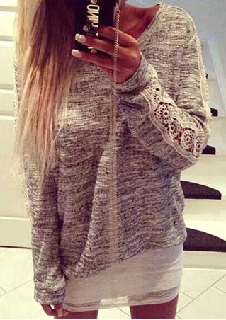 Lace Casual Sweater