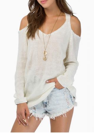 Off The Shoulder Casual Sweater