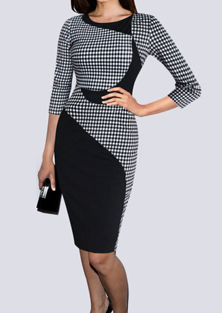 splicing slim fit bodycon dress fairyseason splicing slim fit bodycon dress fairyseason