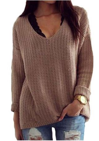 Hollow Out Casual Knitwear Sweater