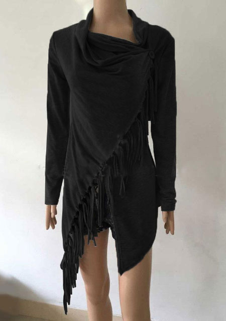 Tassel Solid Color Irregular Fringe Shawl, Black;white;gray;watermelon red, 56885
Tassel Solid Color Irregular Fringe Shawl, Black;white;gray;watermelon red, 56885