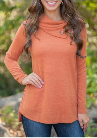 Solid Color Long Sleeve Casual Pullover
