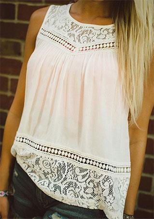 Lace Backless Tank