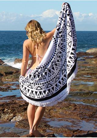 Mandala Geometric Round Beach Blanket