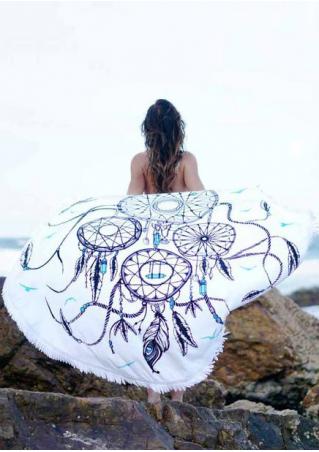Dream Catcher Printed Round Beach Blanket