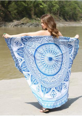 Mandala Printed Round Blanket