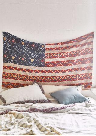 Flag Printed Rectangle Tapestry