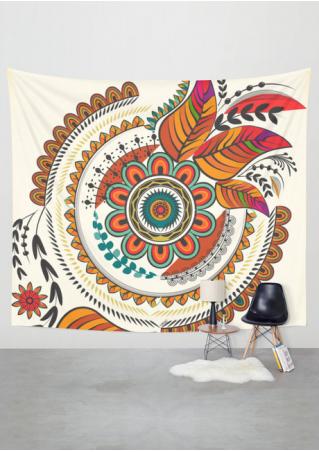 Mandala Multicolor Printed Rectangle Tapestry