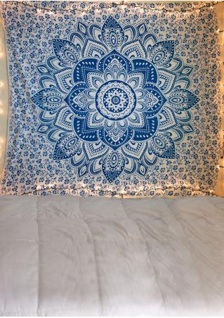 Mandala Printed Rectangle Tapestry