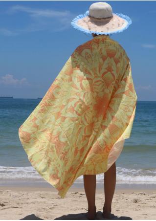 Printed Round Beach Blanket