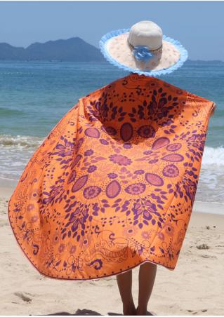 Printed Round Beach Blanket