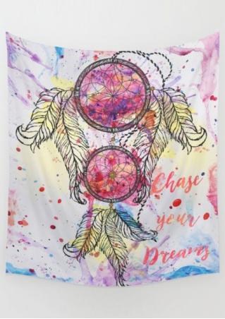 Multicolor Dream Catcher Printed Rectangle Tapestry