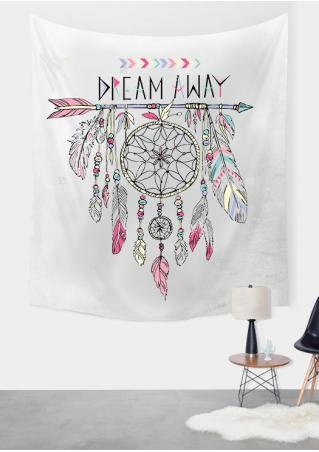 Arrow Dream Catcher Printed Rectangle Tapestry