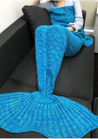 Crochet Flowers Design Mermaid Tail Blanket