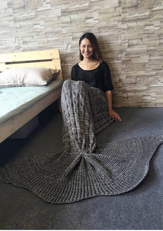 Crochet Mermaid Tail Design Blanket