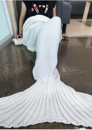 Sequined Embellished Mermaid Tail Blanket