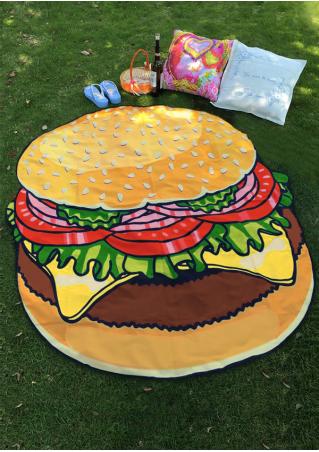 Hamburger Printed Picnic Blanket
