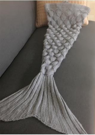 Mermaid Fish Scale Blanket For Kid