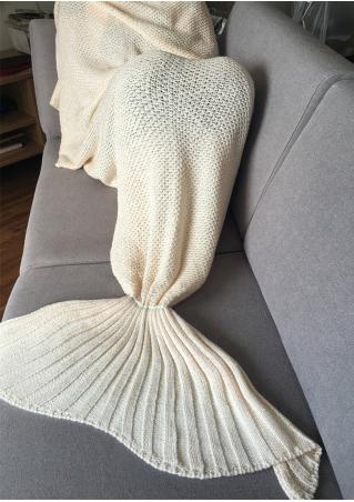 Sequined Mermaid Tail Design Blanket