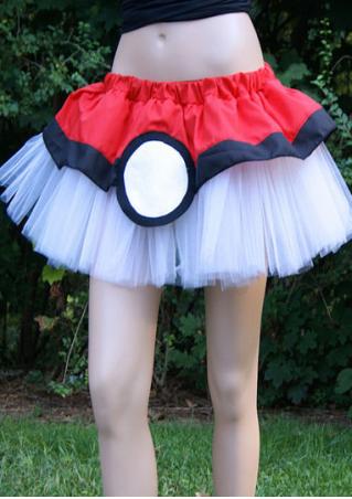 Pokemon GO Gaming Mesh Splicing Tutu Skirt