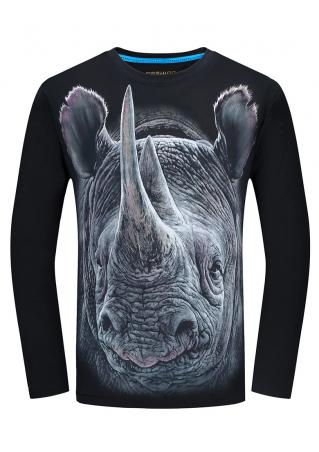 Rhino Printed T-Shirt