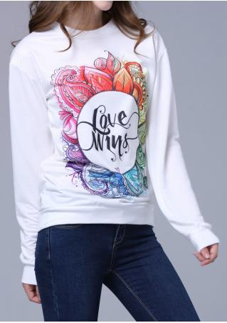 Multicolor Printed Sweatshirt
