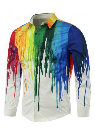 Tie Dye Printed Casual Shirt