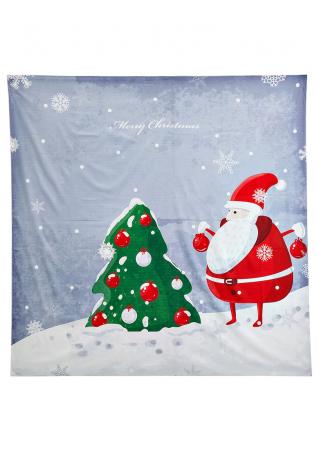 Christmas Santa Claus Printed Rectangle Tapestry
