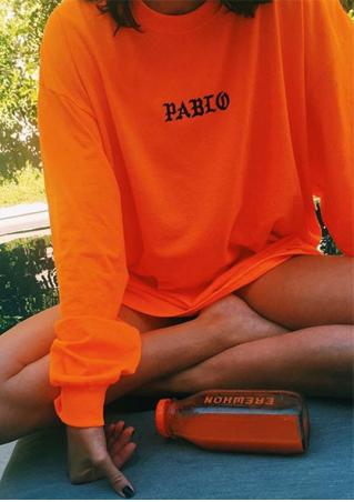 PABIO Printed Long Sleeve Sweatshirt