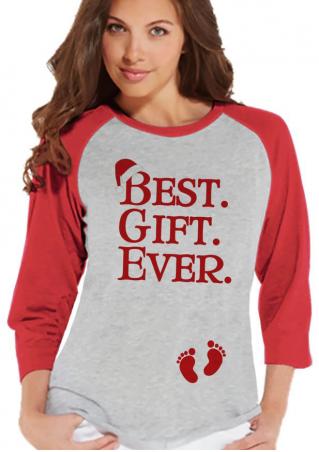 Christmas Best Gift Ever Printed T-Shirt