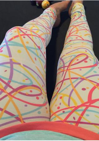 Multicolor Confetti Skinny Leggings