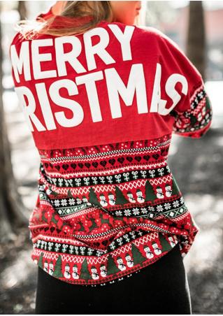 Merry Christmas Snowman Batwing Sleeve Sweatshirt