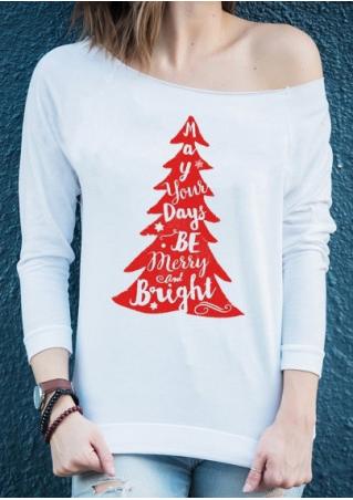 Christmas Tree Days Be Merry and Bright Sweatshirt