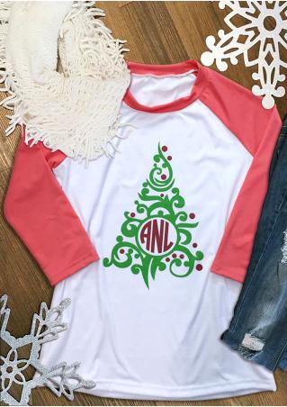 ANL Christmas Tree Baseball T-Shirt