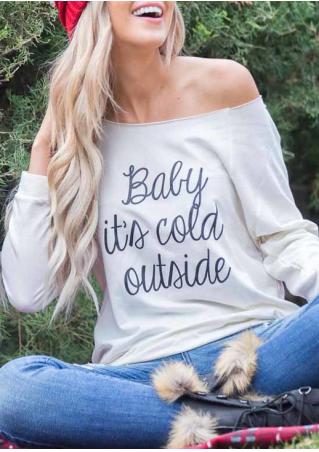 Baby It's Cold Outside Long Sleeve Blouse