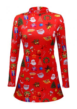 Christmas Gift & Santa Claus & Tree Dress