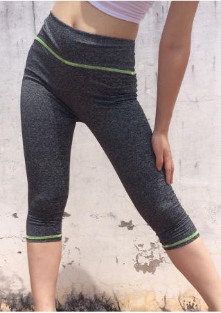 Line Splicing Skinny Sport Leggings