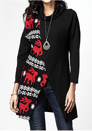 Christmas Reindeer Blouse without Necklace