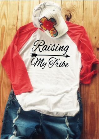 Raising My Tribe Arrow Baseball T-Shirt