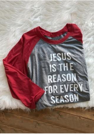 Jesus is the Reason Baseball T-Shirt