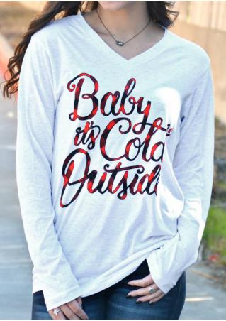 Baby It's Cold Outside T-Shirt without Necklace