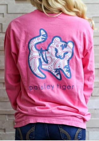 Paisley Tiger Casual T-Shirt