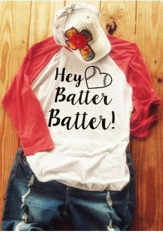 Hey Batter Batter Baseball T-Shirt