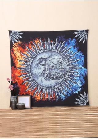 Target & Moon Rectangle Tapestry