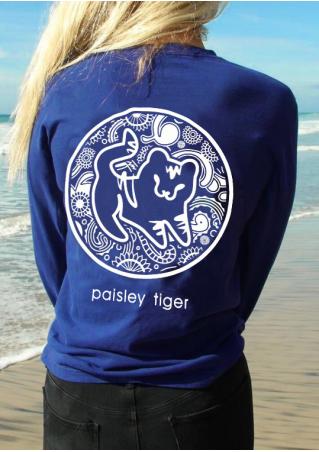 Paisley Tiger Pocket T-Shirt