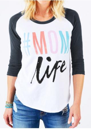 Mom Life Baseball T-Shirt