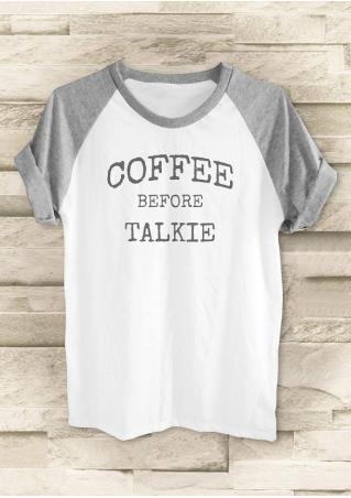 Coffee Before Talkie Baseball T-Shirt