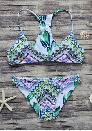 Leaf Geometric Sexy Bikini Set
